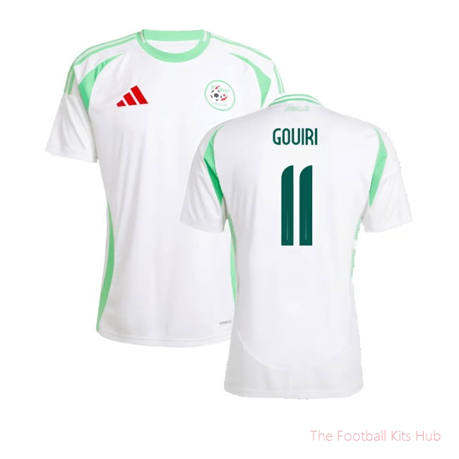 Elite Algeria Gouiri 11 Home Shirt 2024/25 Sports Selection-Unisoccer Shop